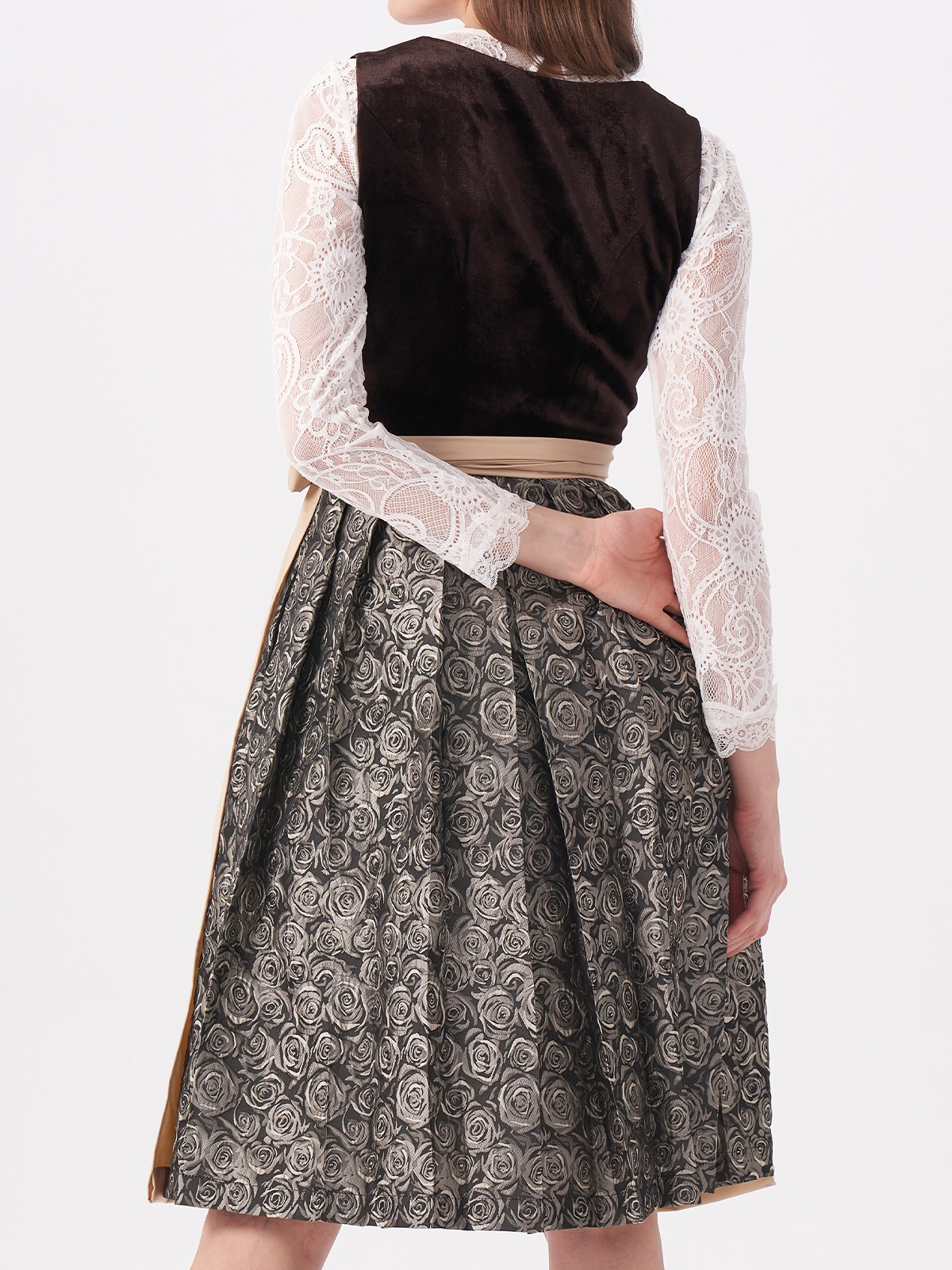 Dirndl Kupfer in Braun