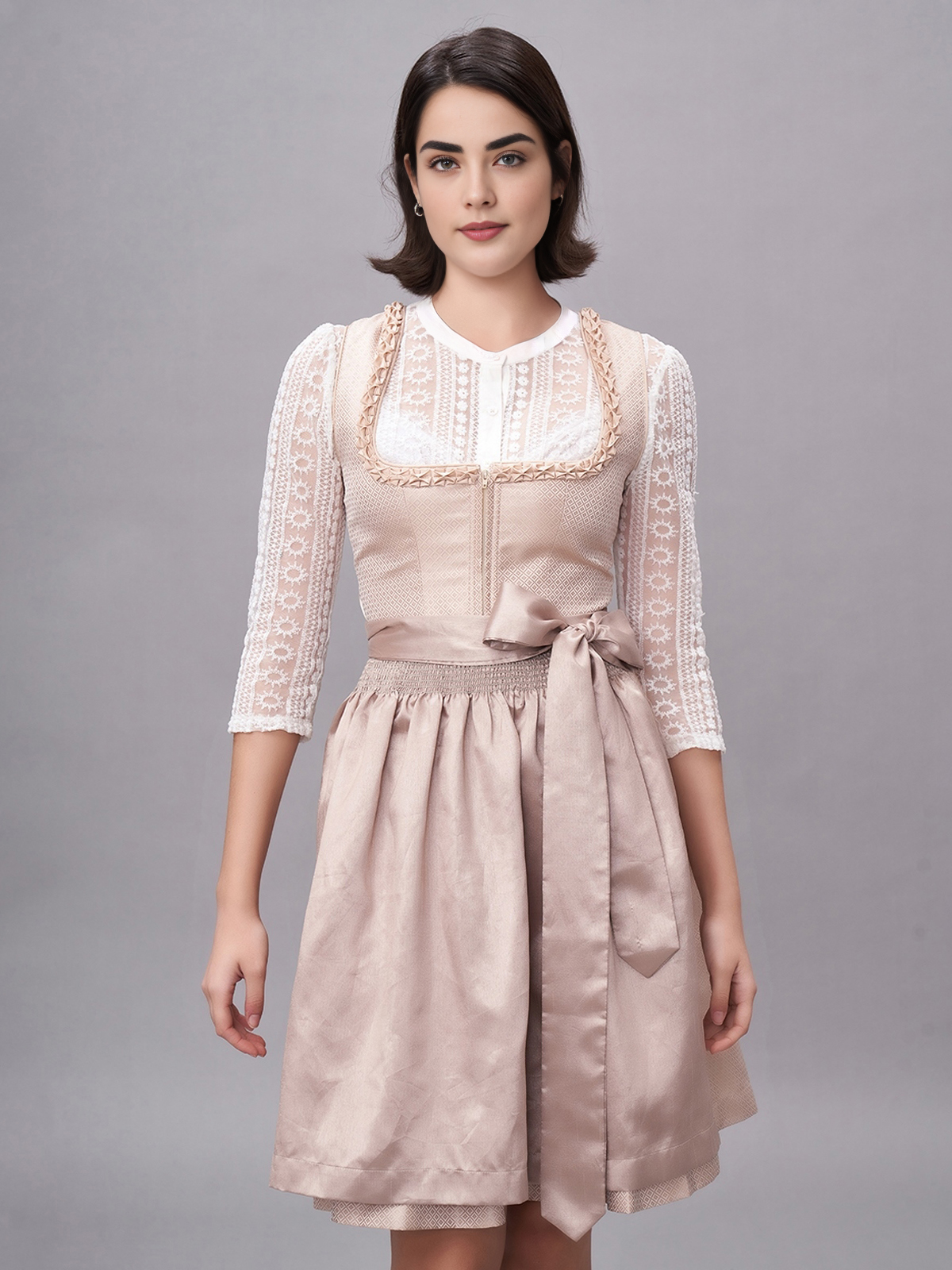 Dirndl Blau Schlicht – zeitlos und elegant