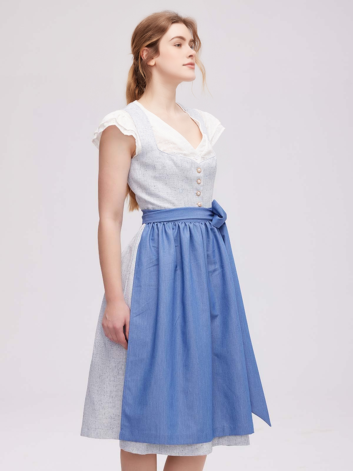 Dirndl Grau in eleganter Ausführung