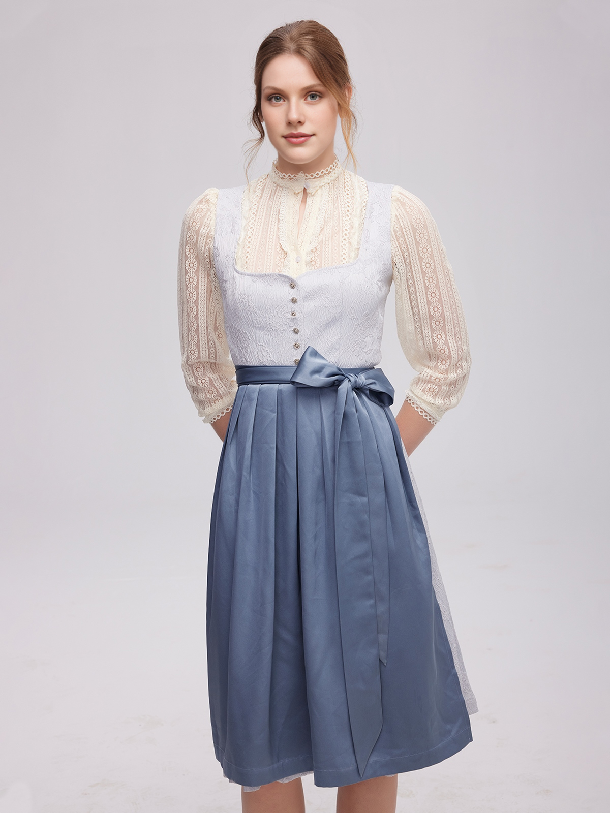Dirndl Dunkel Blau