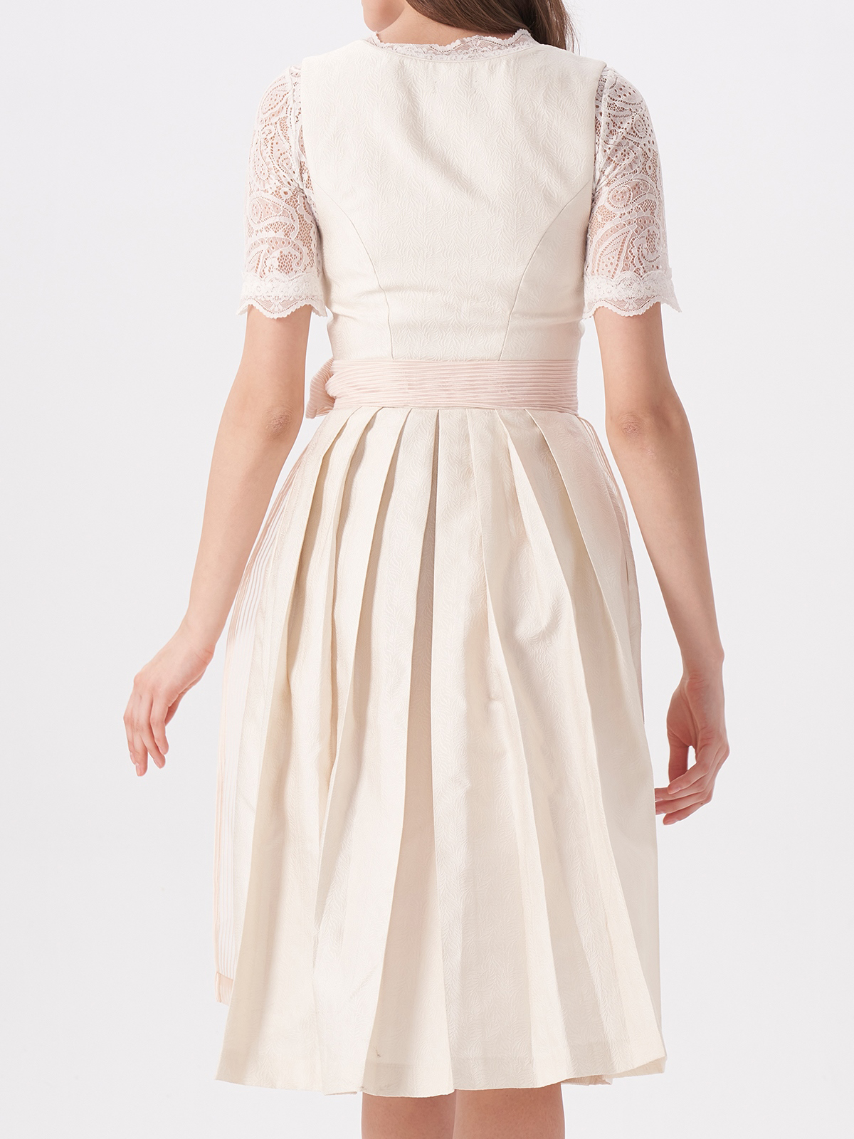 Elegantes graues Samt-Dirndl