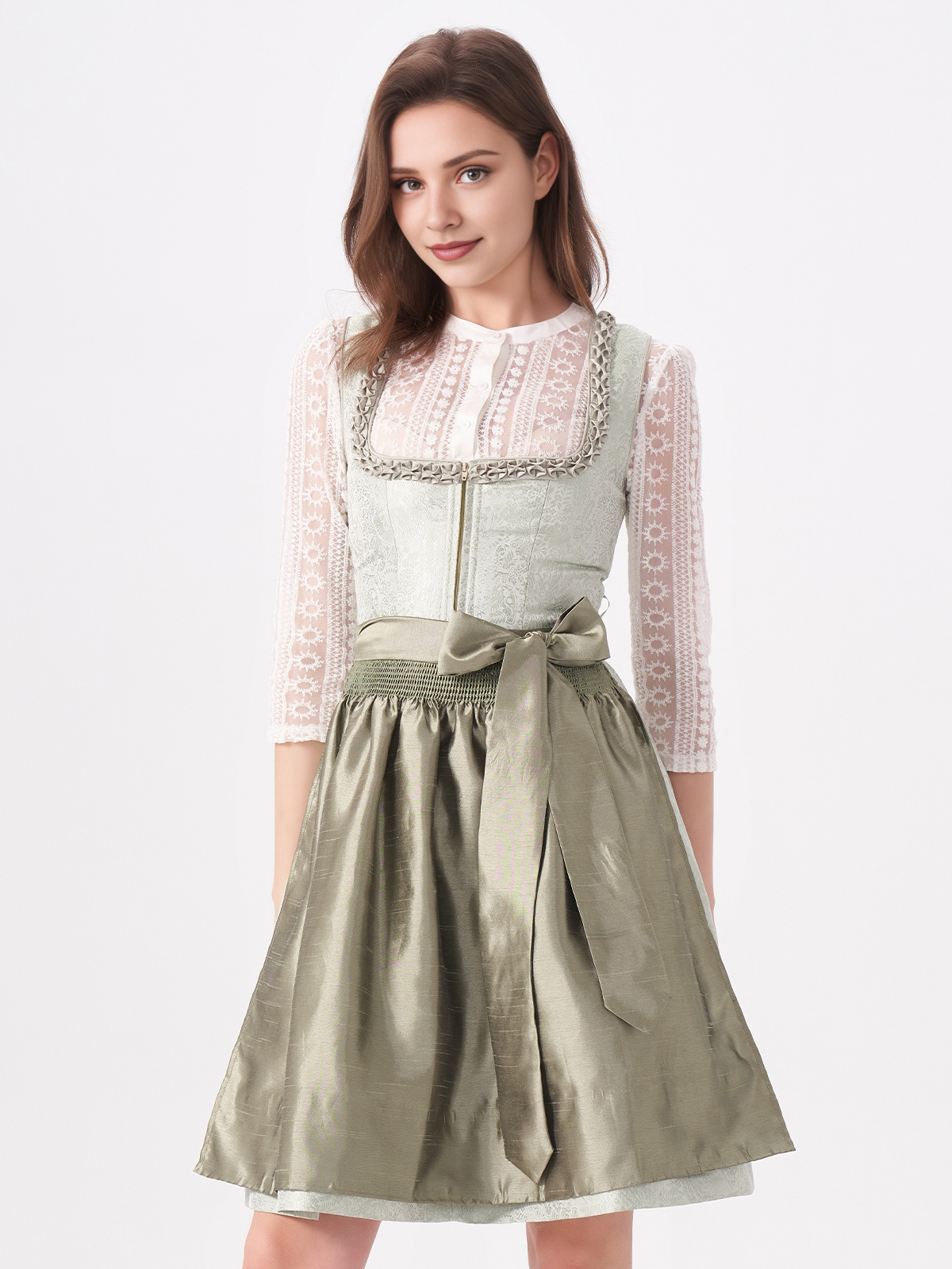 Modernes Dirndl in Grün