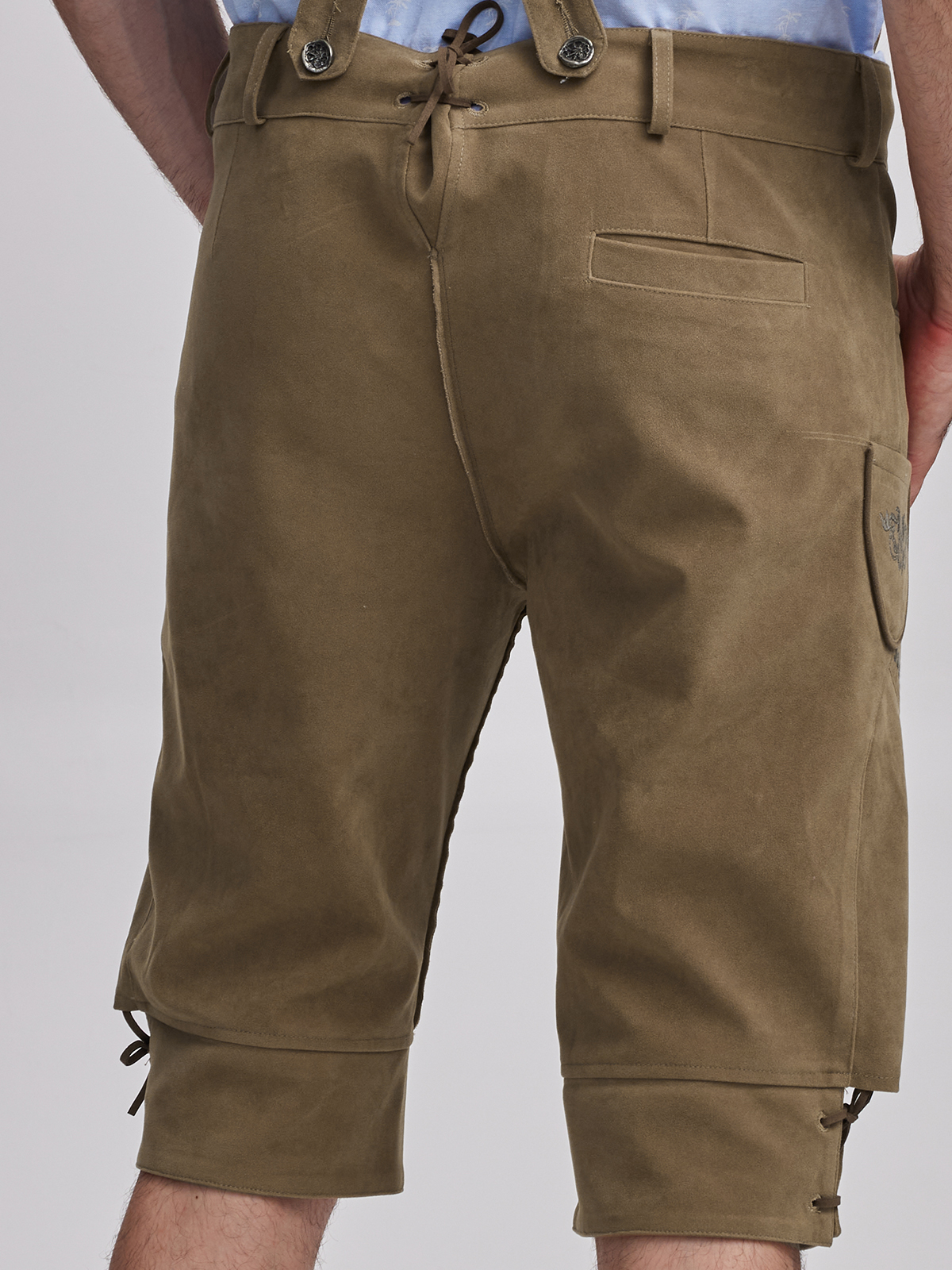 Langarm Dirndl in Braun