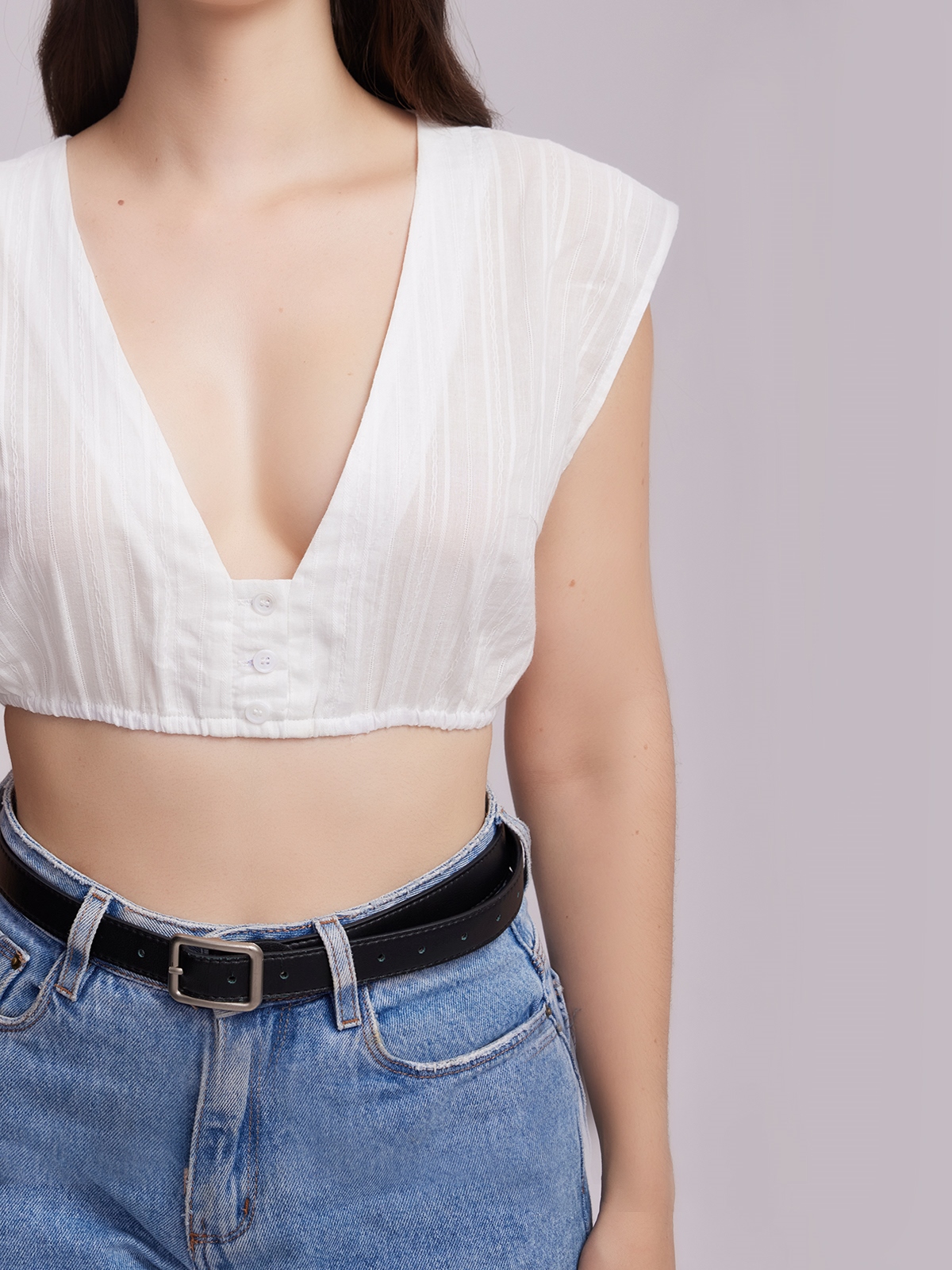 Modernes Dirndl in Weiß